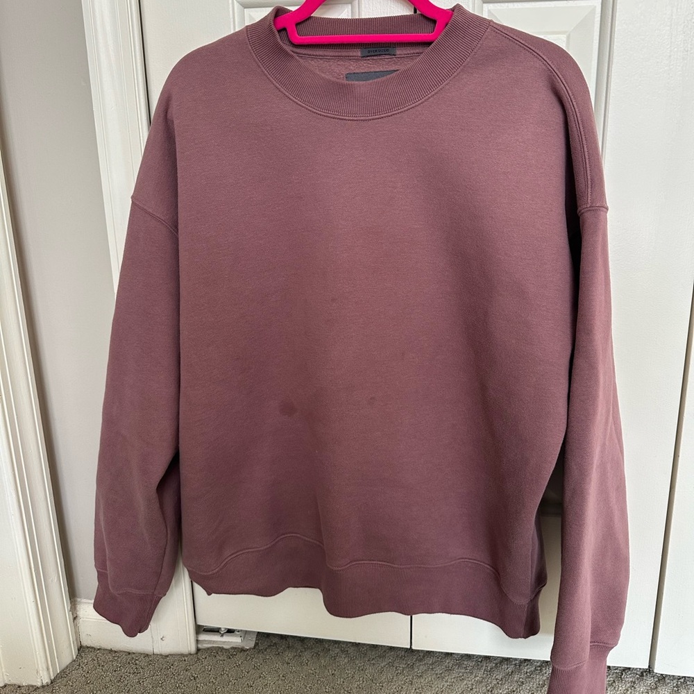 Abercrombie and fitch men’s oversized crewneck sweatshirt